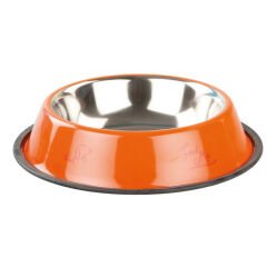 Oripet Desenli Renkli Çelik Köpek Mama Su Kabi 64 Oz ( 2 L )