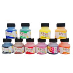 Çini Mürekkebi Seti 10 Renk 30ml