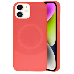 İphone 11 Kılıf Maya Karbon Kapak - Kırmızı