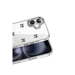 İphone 17 Fiyonk Desenli Kapak - Desen 8