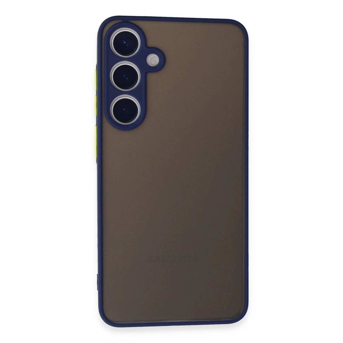 Samsung Galaxy S24 Kılıf Montreal Silikon Kapak - Lacivert