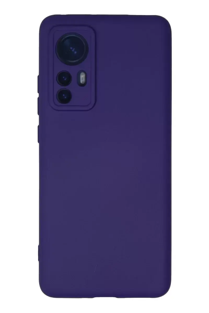 Newface Xiaomi Mi 12 Kılıf Nano İçi Kadife Silikon - Mor
