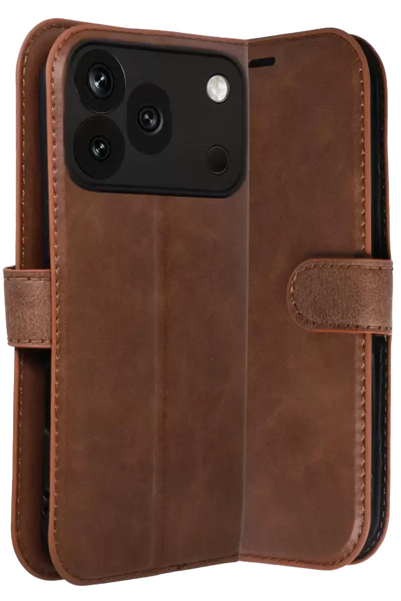 Newface Huawei Honor 600 Pro Trend S Plus Kapaklı Kılıf - Taba