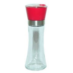 Tuz Karabiber Cam Değirmeni Kırmızı