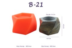 Beton Saksı Silikon Kalıp N:B21
