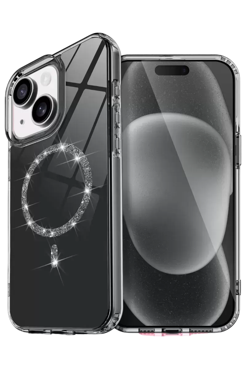 Newface Apple İphone 14 Live Diamond Magsafe Kapak - Siyah