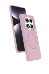 Newface Xiaomi Redmi Note 14 Pro 4g Regal Magsafe Standlı Kapak - Açık Pembe