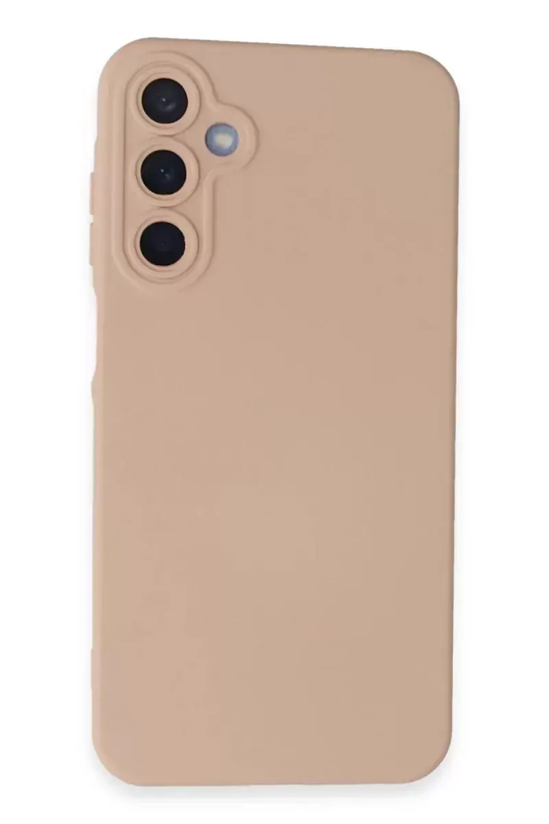 Newface Samsung Galaxy A25 5g Kılıf Nano İçi Kadife Silikon - Pudra