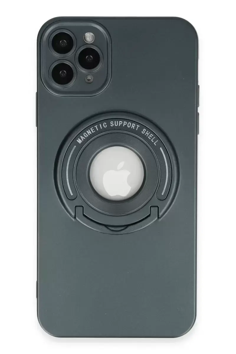 Newface Apple İphone 12 Pro Kılıf Lukka Magneticsafe Kapak - Koyu Yeşil
