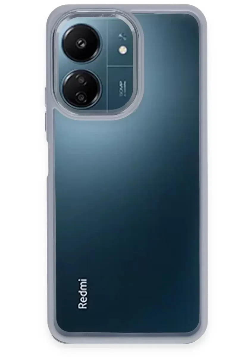 Newface Xiaomi Redmi 13c Kılıf Power Silikon - Sierra Blue