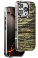 Venco İphone 16 Pro Max Wave Kapak - Koyu Kahve