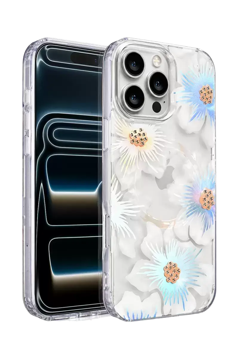 Onegif Apple İphone 16 Pro Max Desina Magsafe Kapak - Desen 2