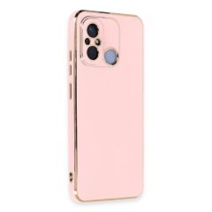 Xiaomi Redmi 12c Kılıf Volet Silikon - Pembe
