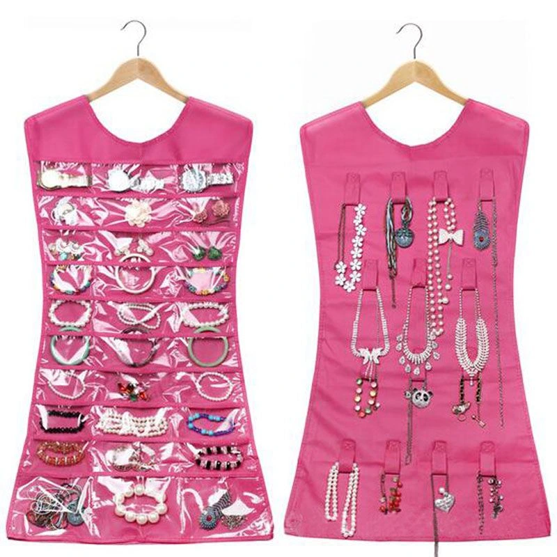 Elbise Şeklinde Takı Organizeri - Pembe