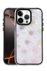Newface Apple İphone 15 Pro Max Lumi Desenli Kapak - Siyah
