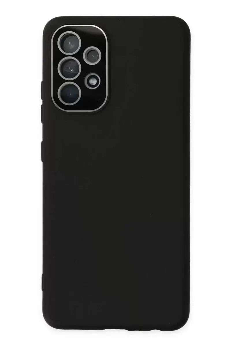 Newface Samsung Galaxy A33 5g Kılıf Lansman Glass Kapak - Siyah