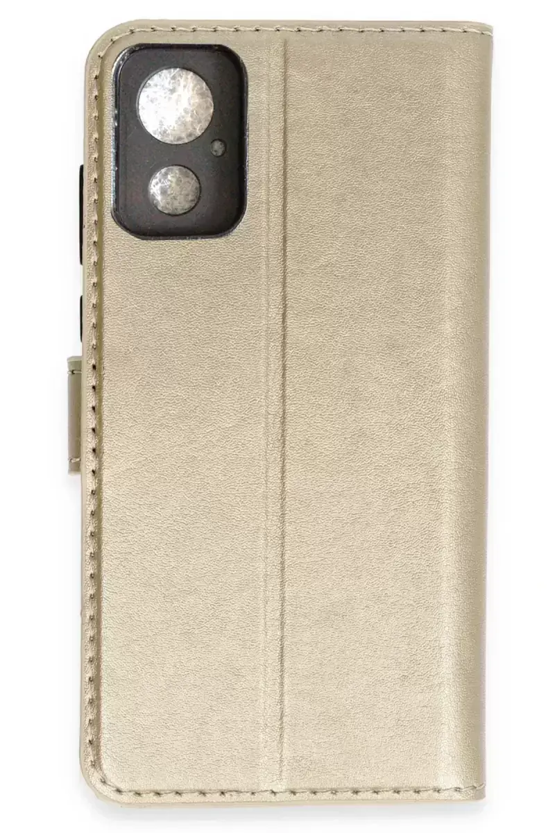 Newface General Mobile Gm 23 Se Trend S Plus Kapaklı Kılıf - Gold