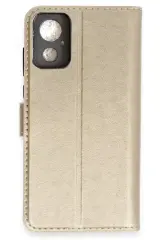 Newface General Mobile Gm 23 Se Trend S Plus Kapaklı Kılıf - Gold