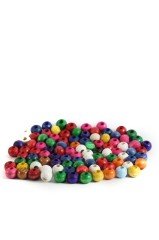 Karışık Renk Boncuk 10mm 100 adet