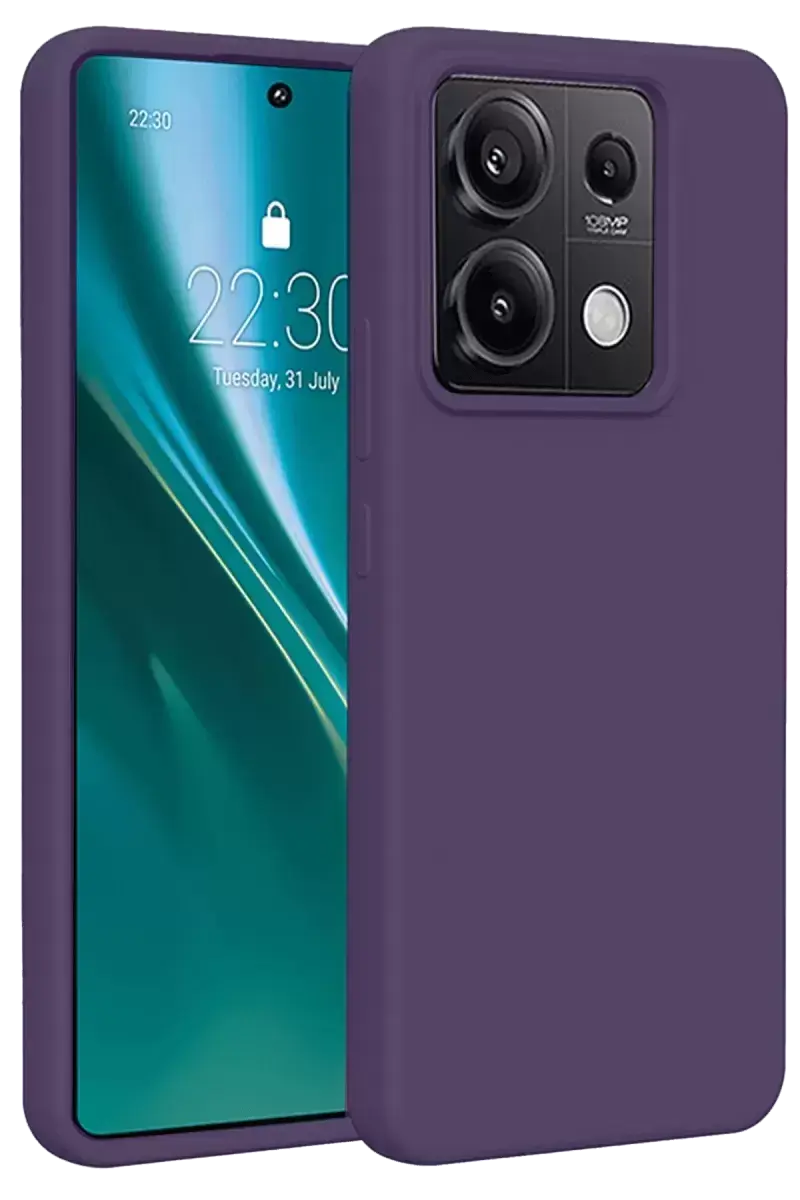 Newface Xiaomi Redmi Note 13 Pro 4g Kılıf First Silikon - Mor