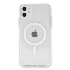 İphone 11 Kılıf Pc Real Magsafe Kapak - Şeffaf
