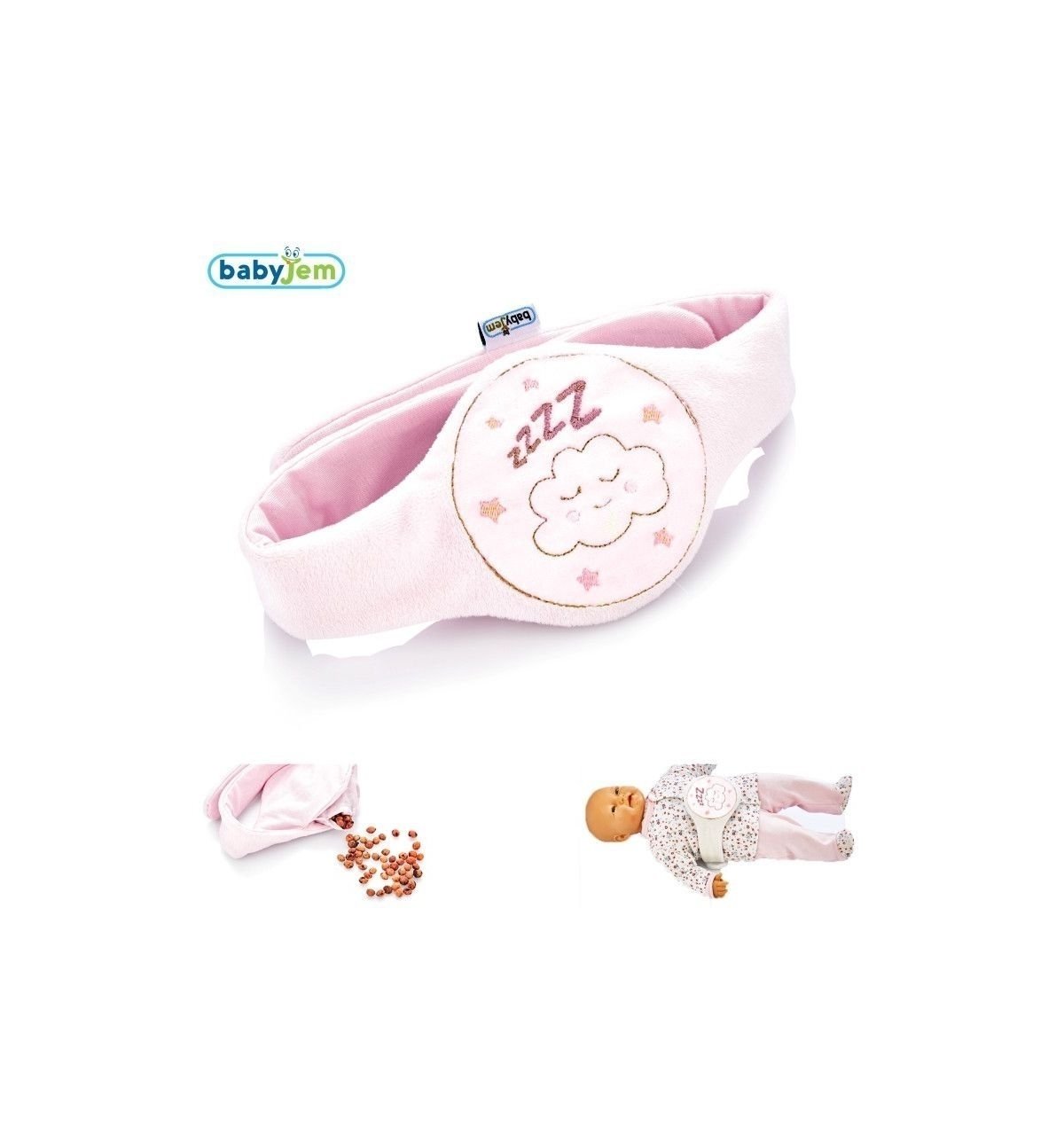 Babyjem Kiraz Çekirdekli Gaz Giderici Kemer Pembe
