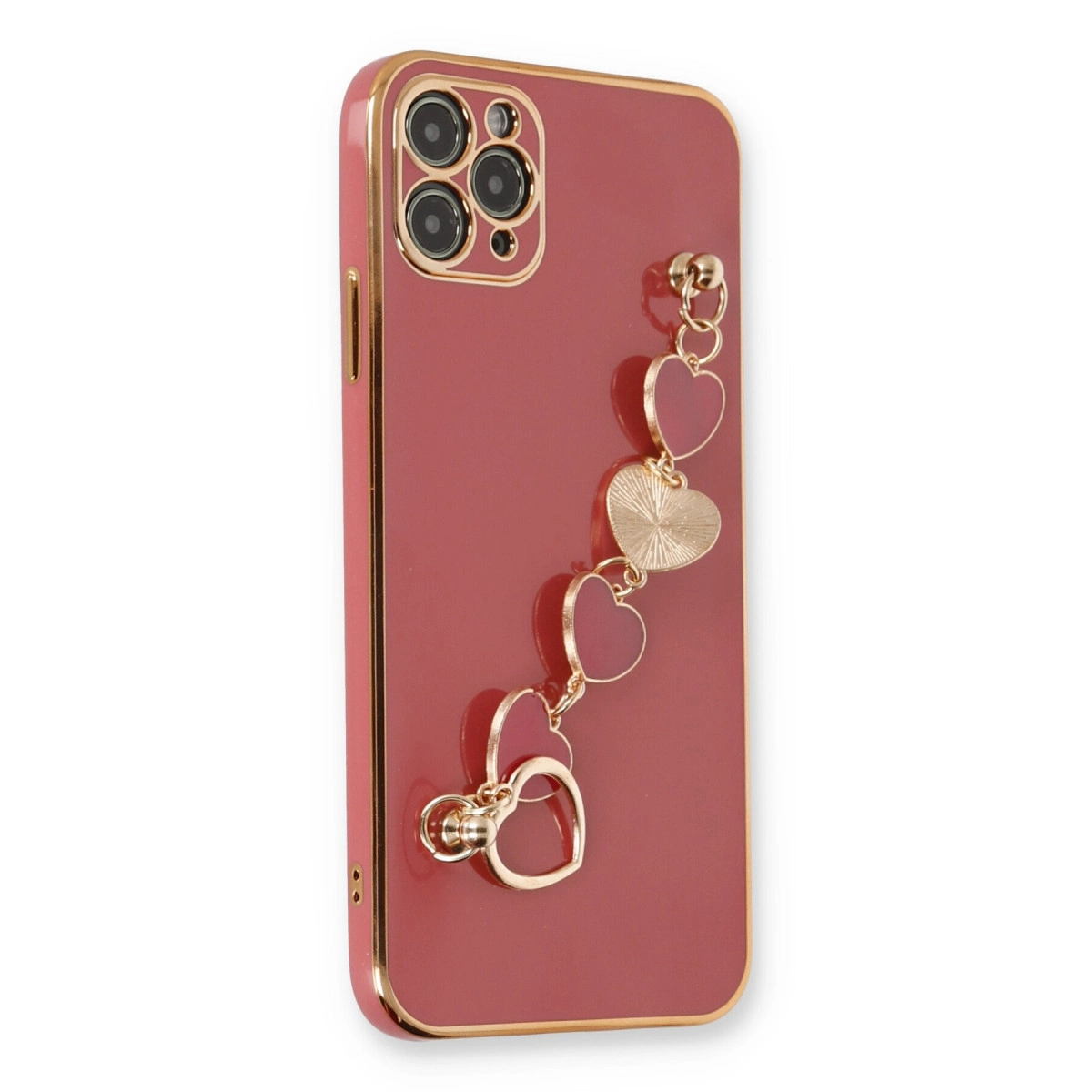 İphone 11 Pro Max Kılıf Esila Silikon - Kırmızı