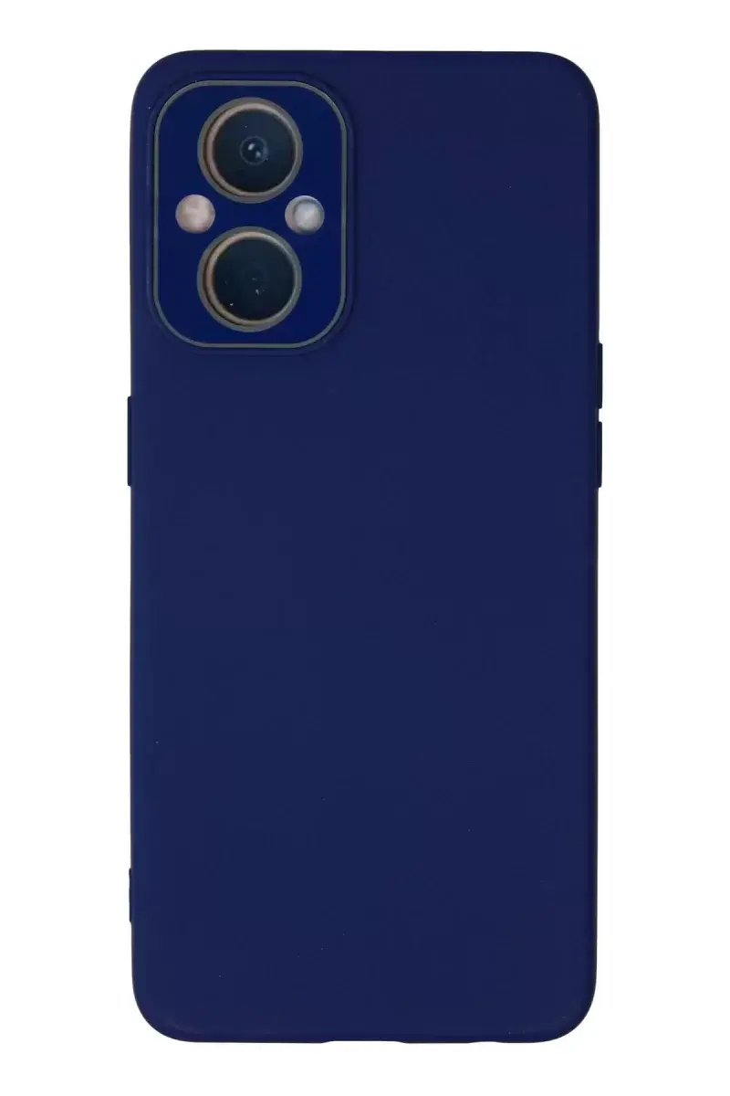Newface Oppo Reno 7 Lite Kılıf Lansman Glass Kapak - Sky Blue