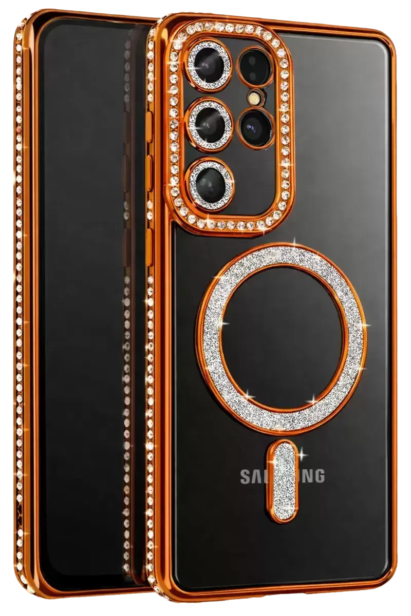 Joko Samsung Galaxy S26 Ultra Joke Simli Magneticsafe Kılıf - Turuncu