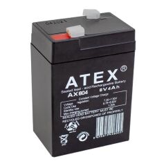 Atex 6 Volt 4 Ah Işıldak Aküsü (70*48*101 Mm)