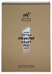 Üstten Spiralli Kraft Defter A4 70gr 50 Yaprak