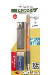 SH-300 Grip 0,5 mm Versatil Kalem Seti Turuncu