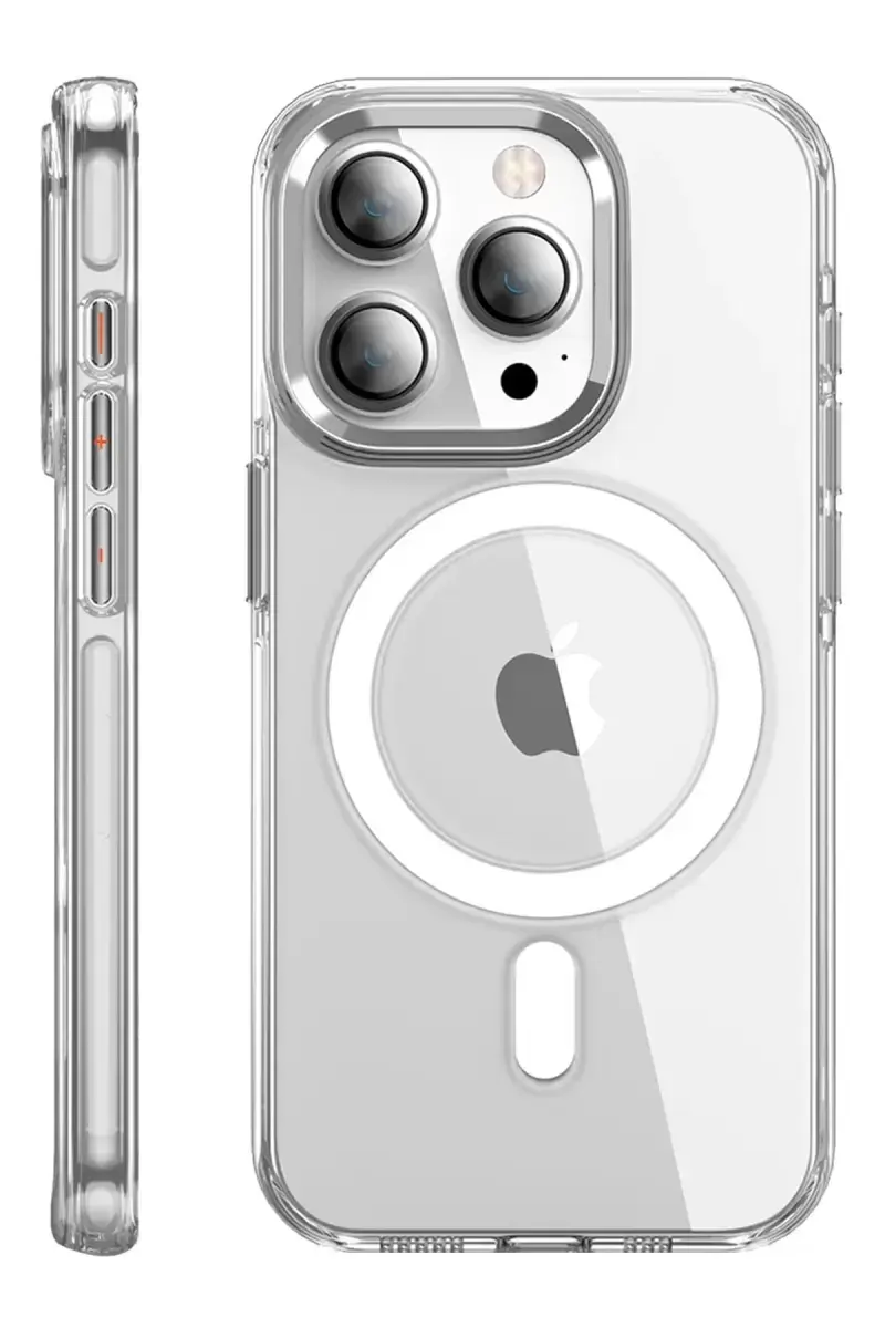 Joko İphone 15 Pro Max Kılıf Crystal Magsafe Kapak - Şeffaf