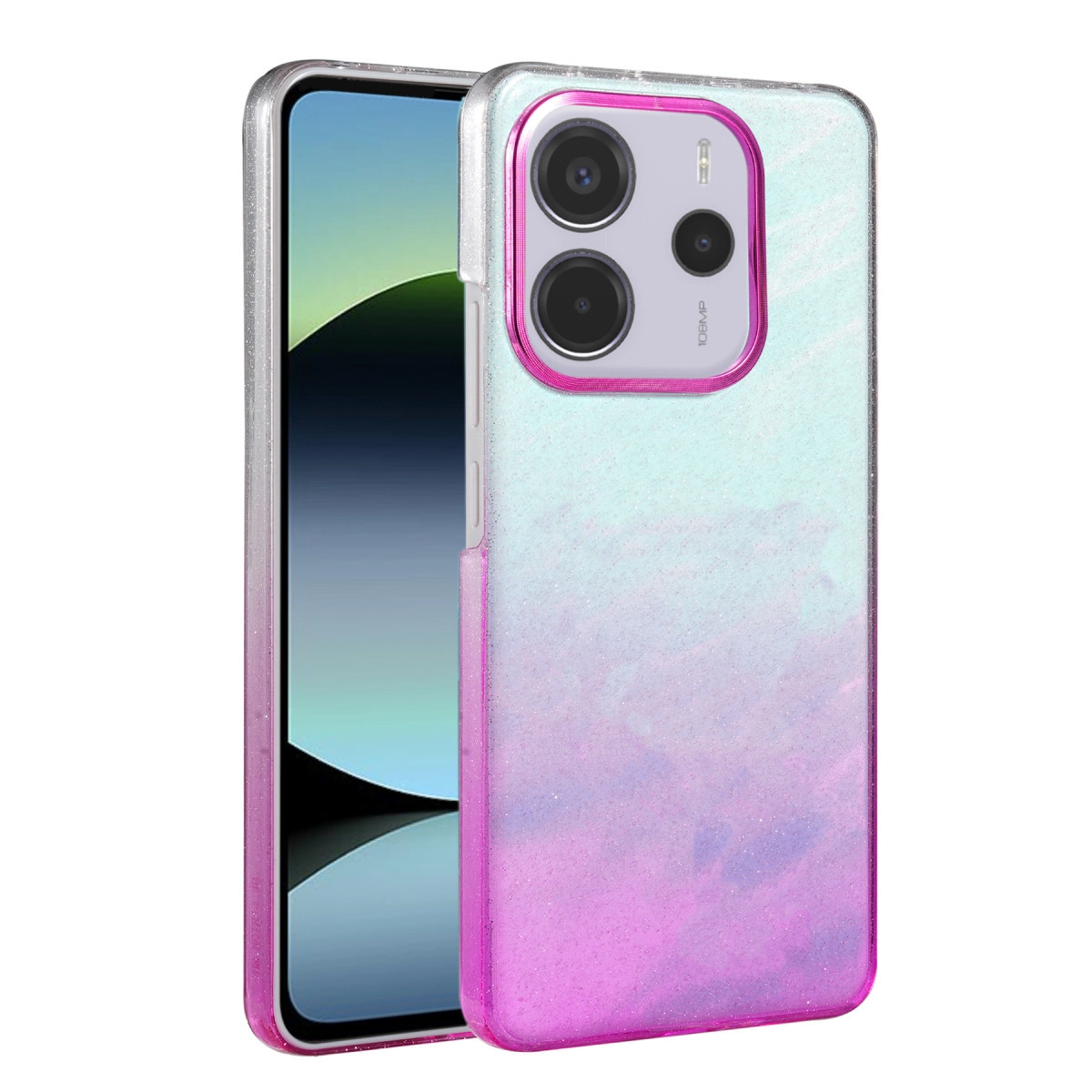 Xiaomi Redmi Note 14 4g Glossy Kapak - Mor