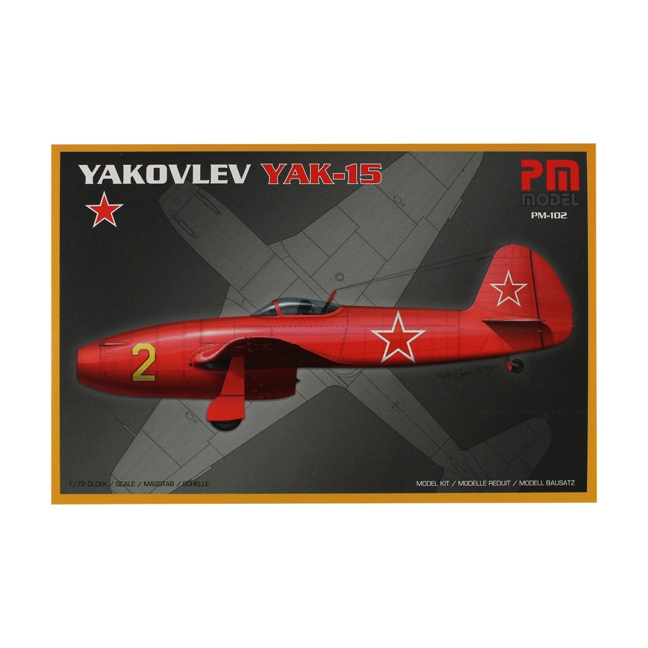Pm-102 Yakovlev Yak-15 Model Uçak 1:72