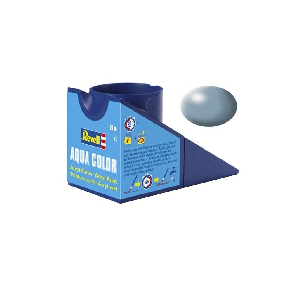 Aqua Color Maket Boyası - Grey Silk Mat - 18ml - 36374