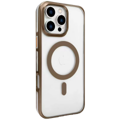 Joko  İphone 16 Pro Gleam Pc Sert Magsafe Kılıf - Kahverengi