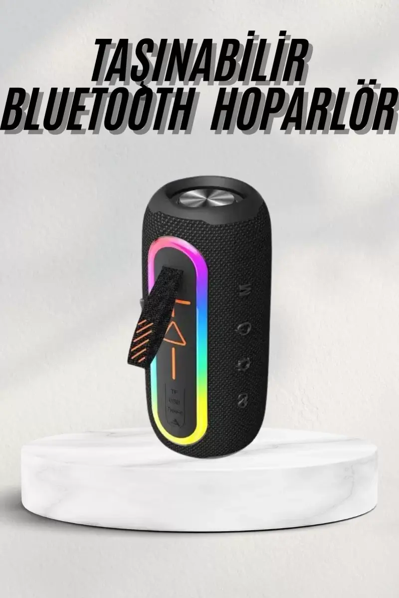 Kablosuz Bluetooth Hoparlör Taşınabilir Çoklu Bağlantılı Özelliği