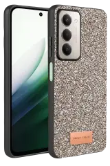 Onegif Xiaomi Redmi 15 4g Bright Simli Kapak - Gümüş