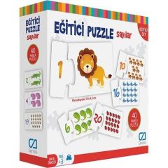 Ca Games 5031 Eğitici Puzzle Sayılar 40 Parça