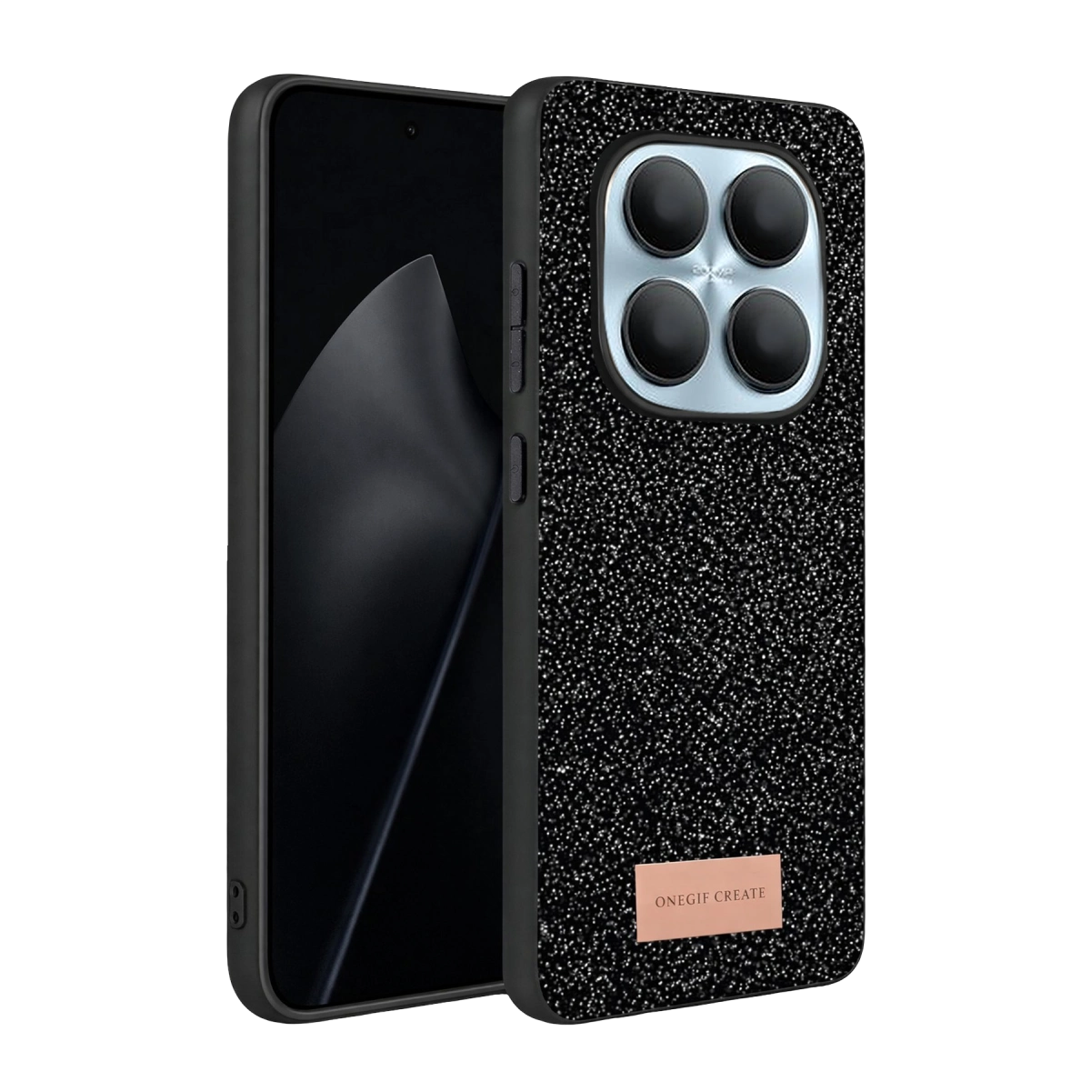 Onegif Xiaomi Redmi Note 15 4g Bright Simli Kapak - Siyah