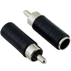 1 Rca Erkek / 6.3 Mm Dişi Jack Çevirici
