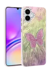 Newface Samsung Galaxy A06 Kılıf Blade Aynalı Desenli Kapak - Desen 5