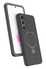Newface Samsung Galaxy S25 Fe Regal Magsafe Standlı Kapak - Titan Gri