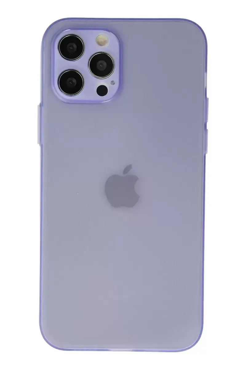 Newface İphone 12 Pro Max Kılıf Puma Silikon - Mor