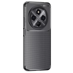 Tecno Spark 30c Kılıf Auto Focus Karbon Kapak - Siyah