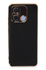 Newface Xiaomi Redmi 12c Kılıf Volet Silikon - Siyah