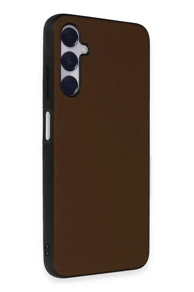 Newface Samsung Galaxy A05s Kılıf Taft Kapak - Kahverengi