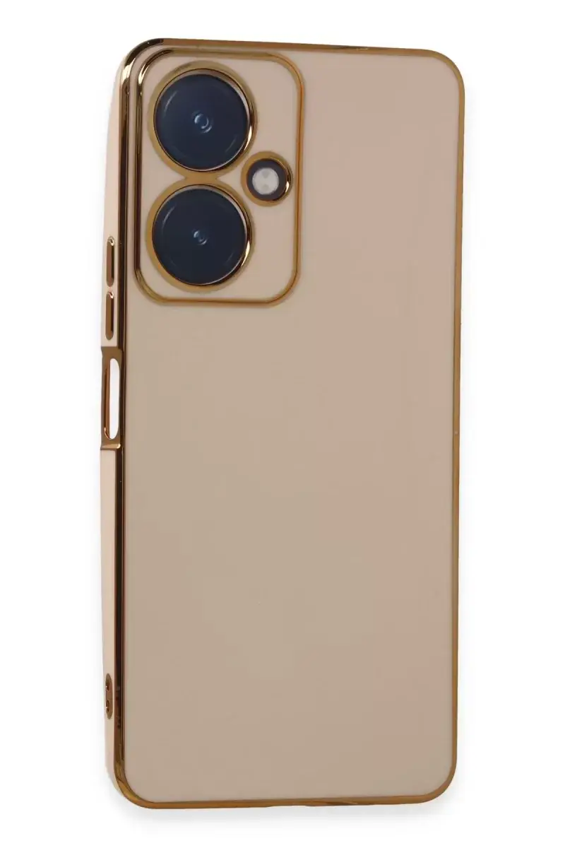 Newface Vivo Y27 Kılıf Volet Silikon - Pembe