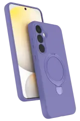 Newface Samsung Galaxy A55 5g Regal Magsafe Standlı Kapak - Lila